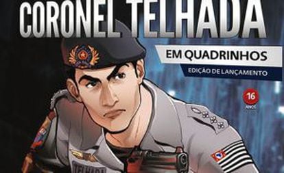 Reprodução da revista em quadrinhos do coronel Telhada.