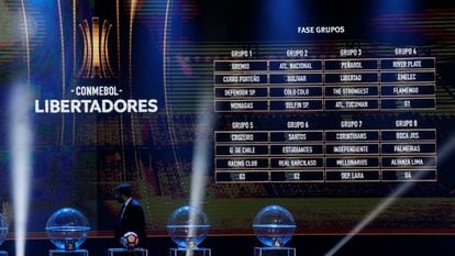 Os grupos da Libertadores 2018.
