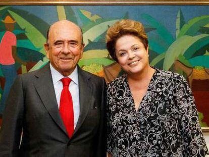 Bot&iacute;n e Rousseff, em imagem de 2013.