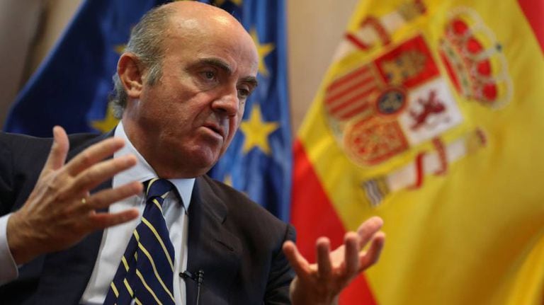 O ministro de Economia da Espanha, Luis de Guindos.