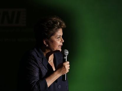 Dilma Rousseff, nesta quarta-feira em Bras&iacute;lia. 