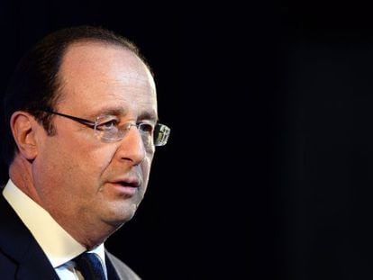 O presidente Hollande nesta sexta-feira em Roma.