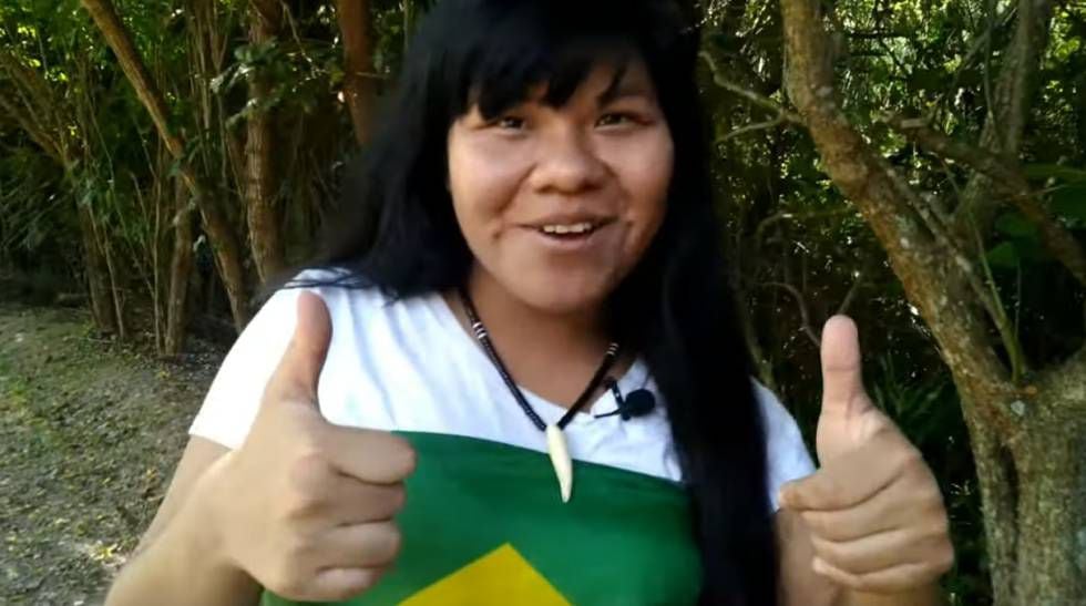 A indígena Ysani Kalapalo é defensora do governo Bolsonaro.