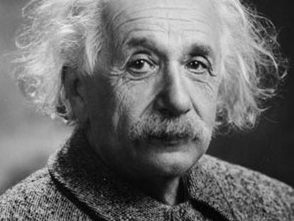 Albert Einstein, quando já era um famoso físico nos EUA.