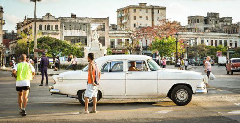 Uma rua de Havana.