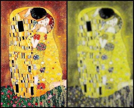 'O beijo', de Klimt.