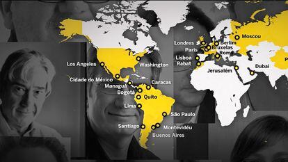 O EL PAÍS tem 17 correspondentes internacionais e dezenas de colaboradores em todo o mundo, além de redações no México e Brasil.