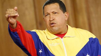 O ex-presidente da Venezuela, Hugo Chávez, no palácio de Miraflores, em uma foto de 2010.