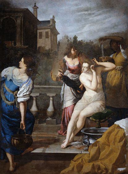 'O Banho de Betsabé', de Artemisia Gentilleschi.