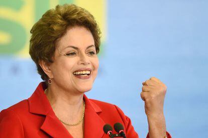 Rousseff, na semana passada em Brasília.