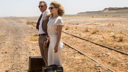 Daniel Craig e Lea Seydoux em uma cena do filme '007 Contra Spectre'.