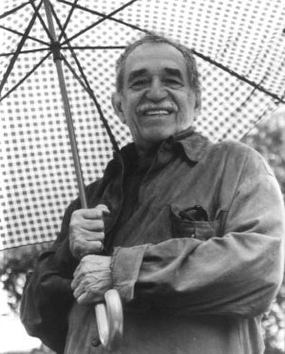 O Nobel colombiano Gabriel García Márquez.