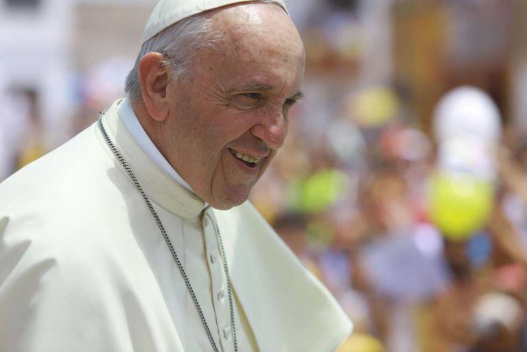 O papa Francisco, no Peru.