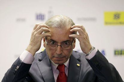 Cunha durante um seminário em Brasília nesta terça-feira.