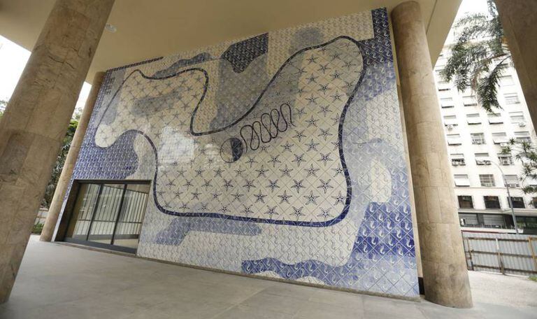 Detalhe do Palácio Capanema, no Rio de Janeiro.
