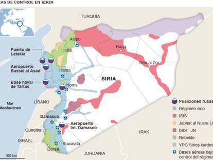 Apoio da Rússia a Assad na Síria frente ao avanço de aliados da Al-Qaeda