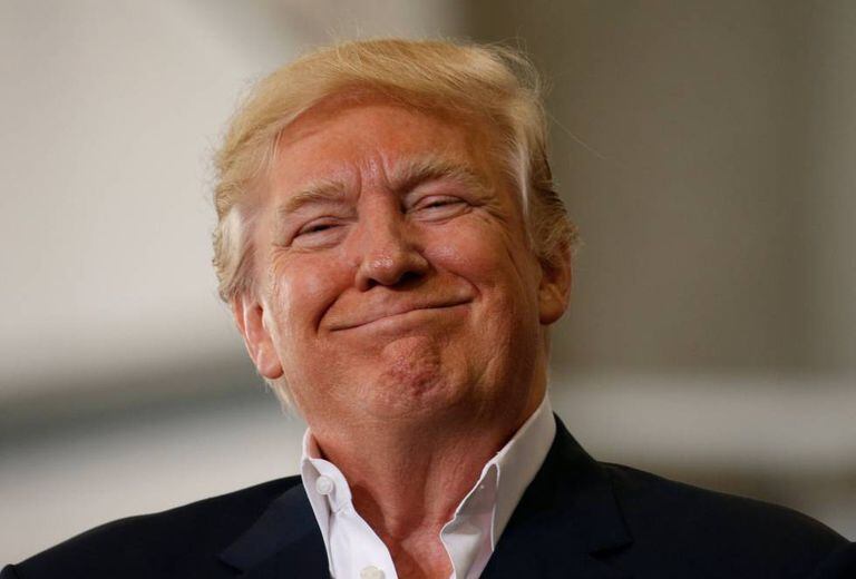 O Presidente Donald Trump.