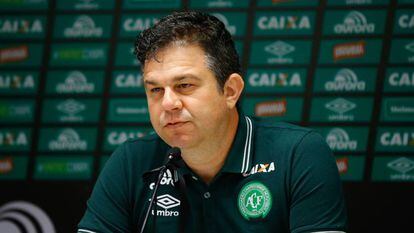 O diretor de comunicação do clube de futebol brasileiro Chapecoense, Andrei Copettti.