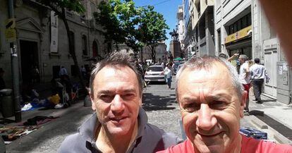 Roberto Bardella, 52 anos, (e) e Rino Polatto (d) de 59