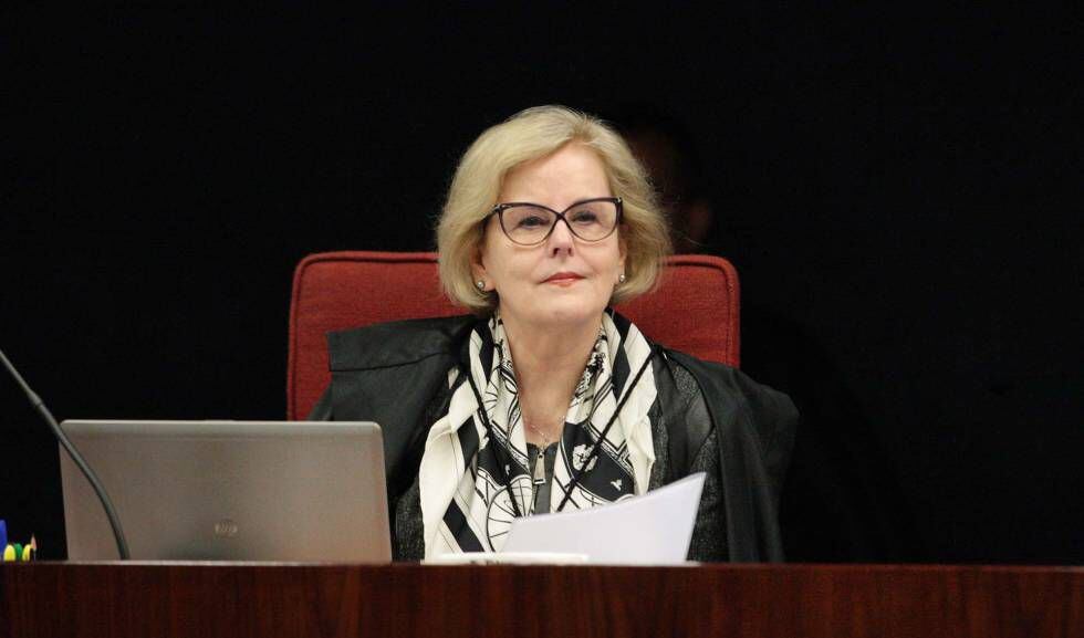 A ministra Rosa Weber numa sessão do STF no último dia 3 de outubro.