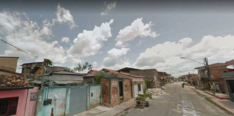 Uma das ruas do bairro Terra Firme, na periferia de Belém.