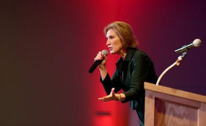 Carly Fiorina em um evento no último 3 de outubro.