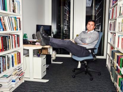 Thomas Piketty, fotografado na Escola de Economia de Paris, no dia 4 de novembro.