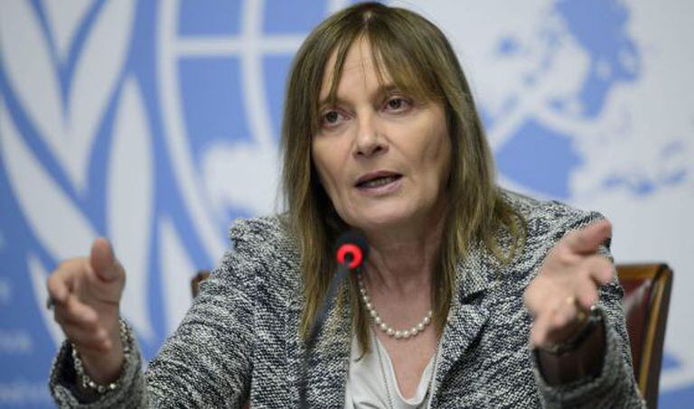 A subdiretora da Organização Mundial da Salud (OMS), Marie Paule Kieny, informa sobre a pesquisa de vacinas contra o ebola.