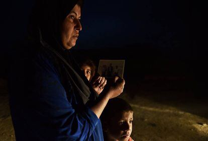 Sahora Hassan é mão de cinco filhos. Há dois anos não sabe o paradeiro de seu marido, Saed Abdallah Atya.