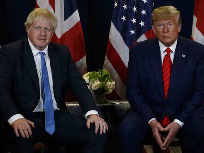 Trump se reúne com Boris Johnson na Assembleia Geral da ONU.