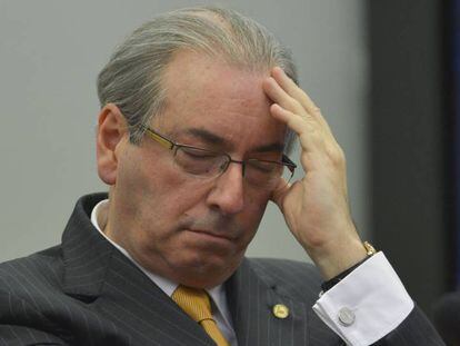 O ex-deputado Eduardo Cunha, no ano passado, na C&acirc;mara.