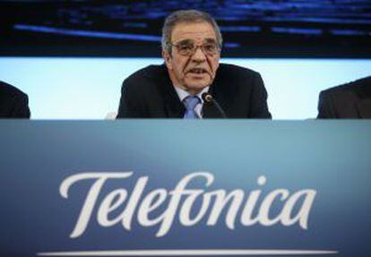 O presidente de Telefónica, Cesar Alierta