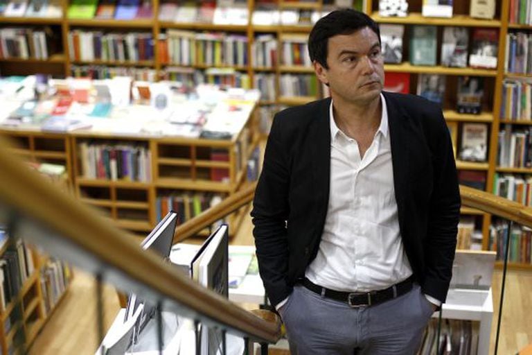 O economista francês em Madri.