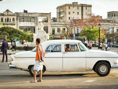 Uma rua de Havana. 