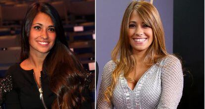 Anatonella em 2012 e ontem, na Bola de Ouro.