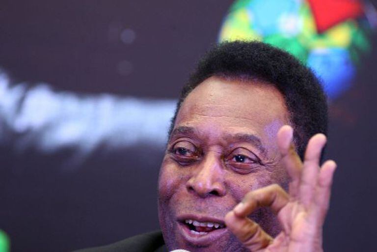 Pelé, na última terça-feira no México. EFE/Alex Cruz