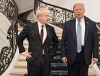 Johnson y Trump durante la cumbre del G7 en Francia, el pasado 25 de agosto.