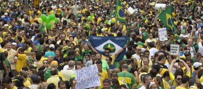 Protestos do dia 15 de março contra o Governo Dilma.