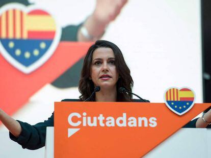 Ines Arrimadas, líder do Ciudadanos na Catalunha
