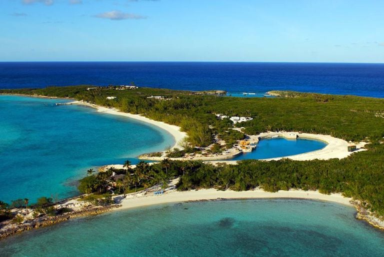 Uma ilha das Bahamas, país considerado paraíso fiscal.
