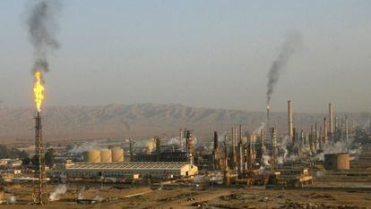 A refinaria de Baiji, em uma foto de 2009.