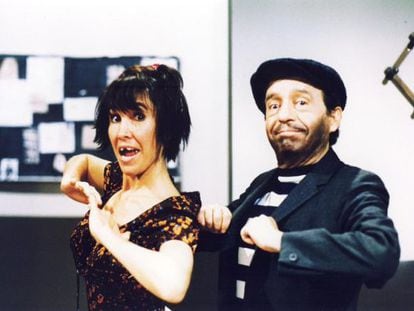 Florinda Meza e Roberto Gómez Bolaños, nos anos noventa.