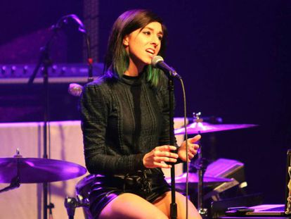 Christina Grimmie, em uma apresentação em março.