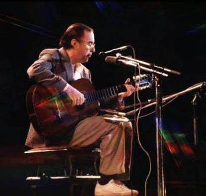 O cantor João Gilberto, em uma foto de arquivo.