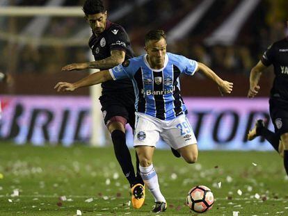 Arthur, na final da última Copa Libertadores