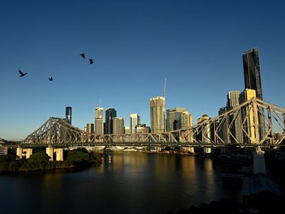 Vista da cidade australiana de Brisbane, sede dos Jogos Olímpicos 2032.