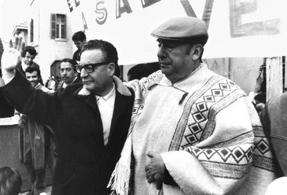 Salvador Allende e Pablo Neruda.