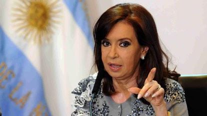 Cristina Fernández de Kirchner, presidenta de Argentina.