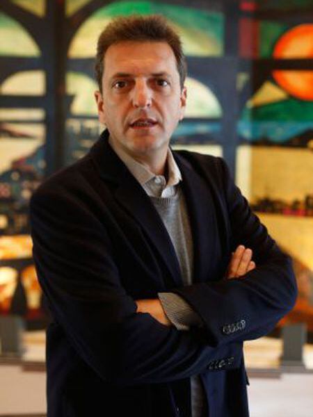 Sérgio Massa, em Madri, no sábado.