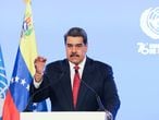 Nicolás Maduro mientras interviene virtualmente ante la Asamblea General de Naciones Unidas